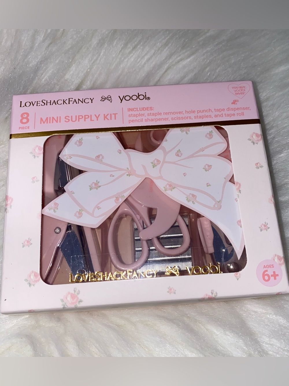 LoveShackFancy x Target - Yoobi New Mini Supply Kit Flat Box